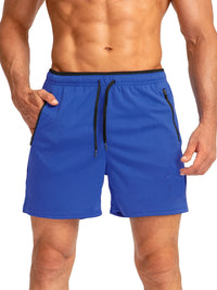Men's premium quick-drying athletic shorts with adjustable waistband, zip-secure pockets, and refined sport styling
