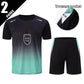 Men's premium athletic t-shirt and shorts set designed for breathable comfort, lightweight movement, and refined sport lifestyle wear