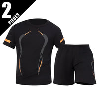Men's premium athletic t-shirt and shorts set designed for breathable comfort, lightweight movement, and refined sport lifestyle wear