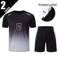 Men's premium athletic t-shirt and shorts set designed for breathable comfort, lightweight movement, and refined sport lifestyle wear