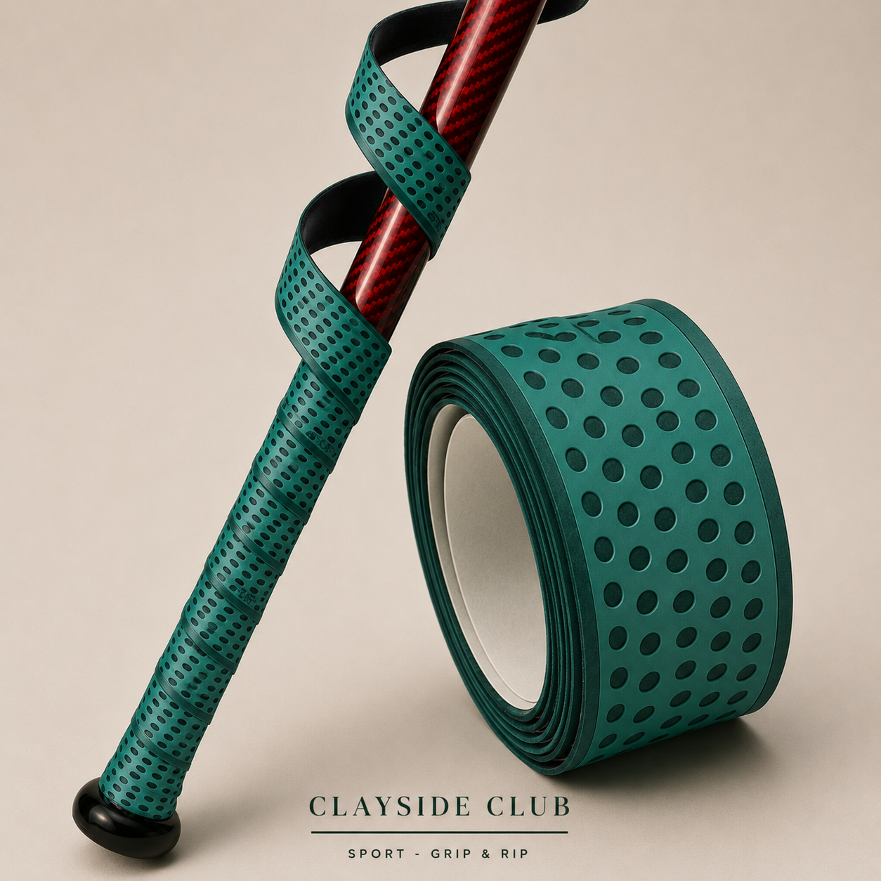 Tennis overgrip tape with heavyweight cushioning feel and anti-slip support for responsive racket control