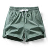 Men's premium lightweight training shorts designed for warm-weather comfort, natural movement, and polished sport styling