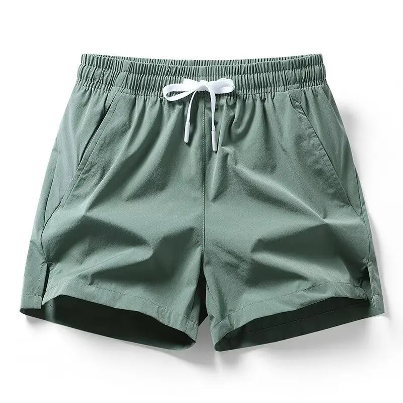 Men's premium lightweight training shorts designed for warm-weather comfort, natural movement, and polished sport styling
