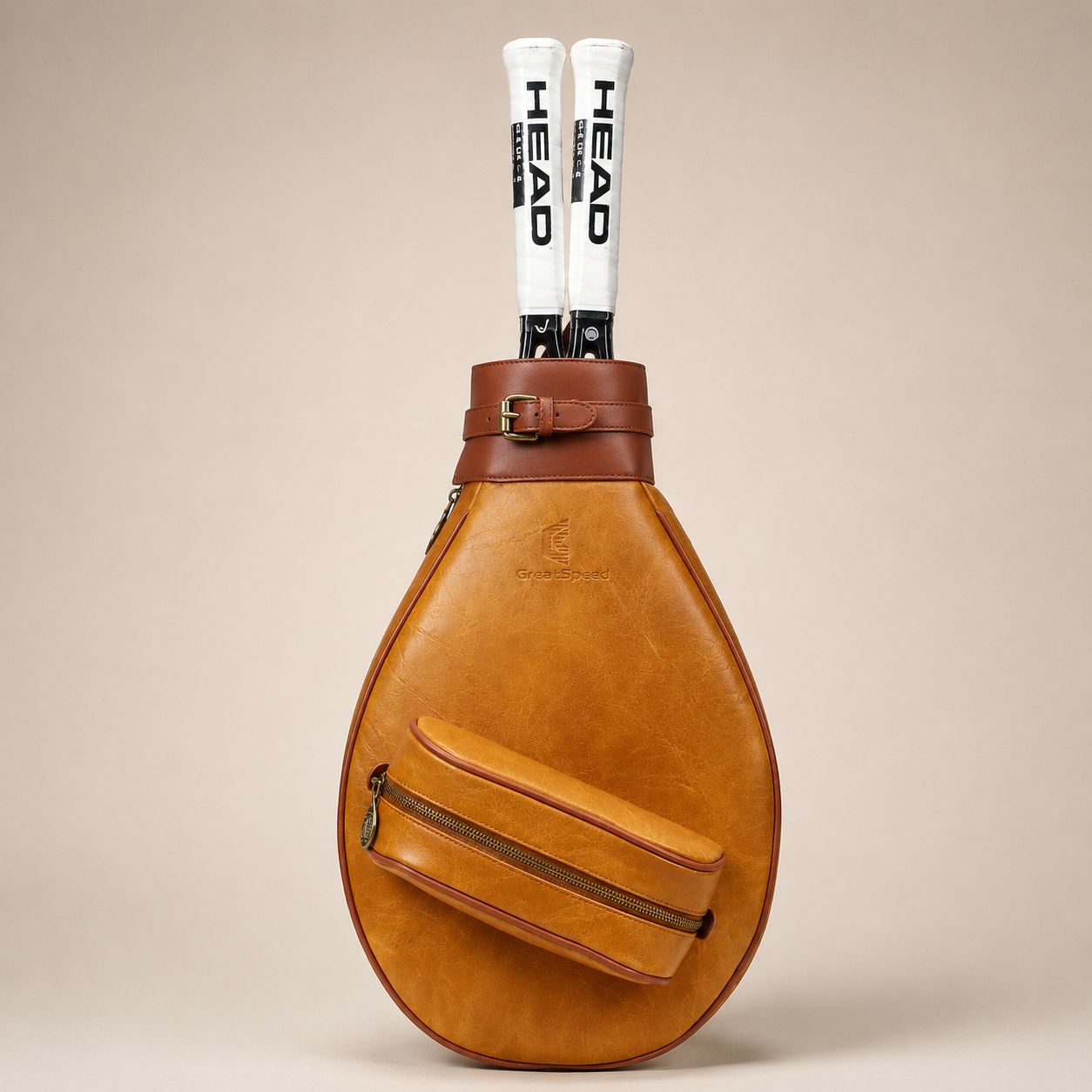 Lightweight tennis shoulder bag designed for comfortable daily portability and structured racket organization