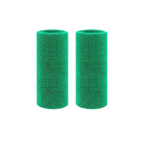Premium tennis wristbands with soft knitted construction for dry comfort and dependable movement during play