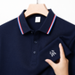 Men's lightweight polo designed for breathable warm-weather wear and elevated tennis-inspired lifestyle dressing