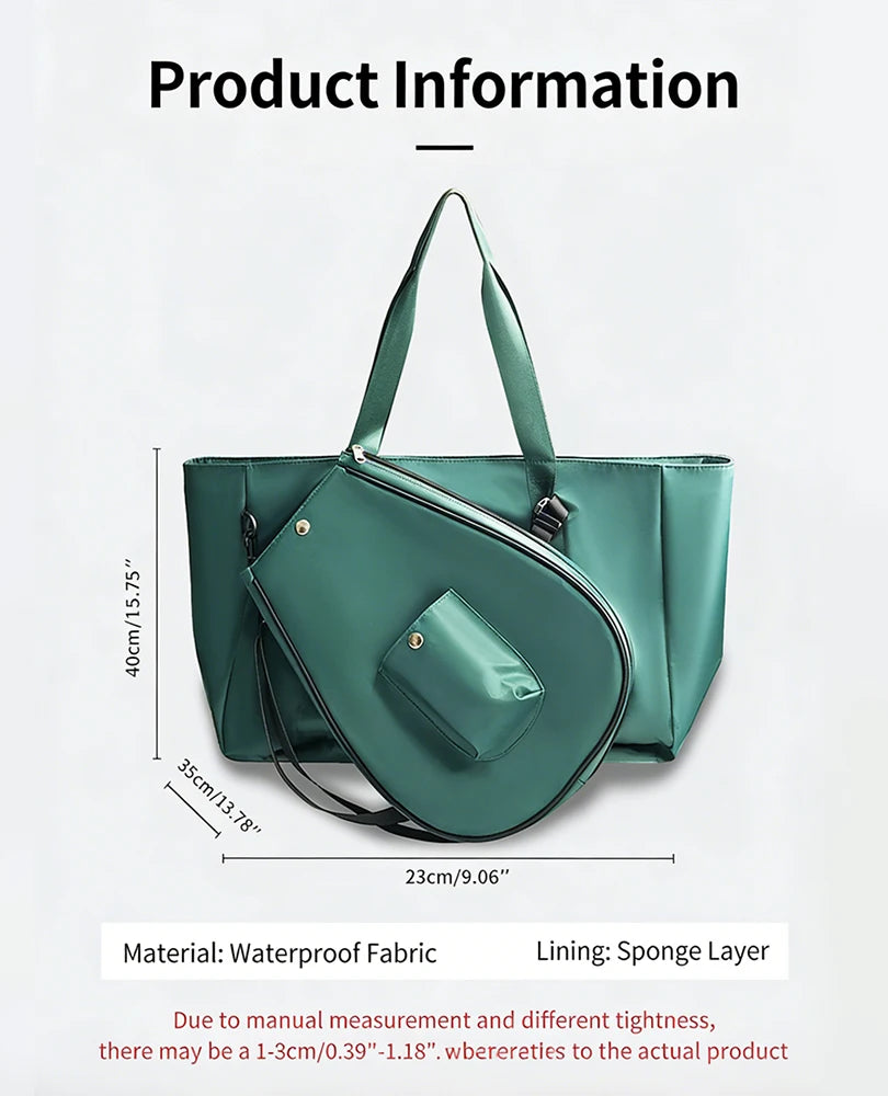 Premium racket sports carry bag designed for comfortable all-day movement and organized court-to-lifestyle portability