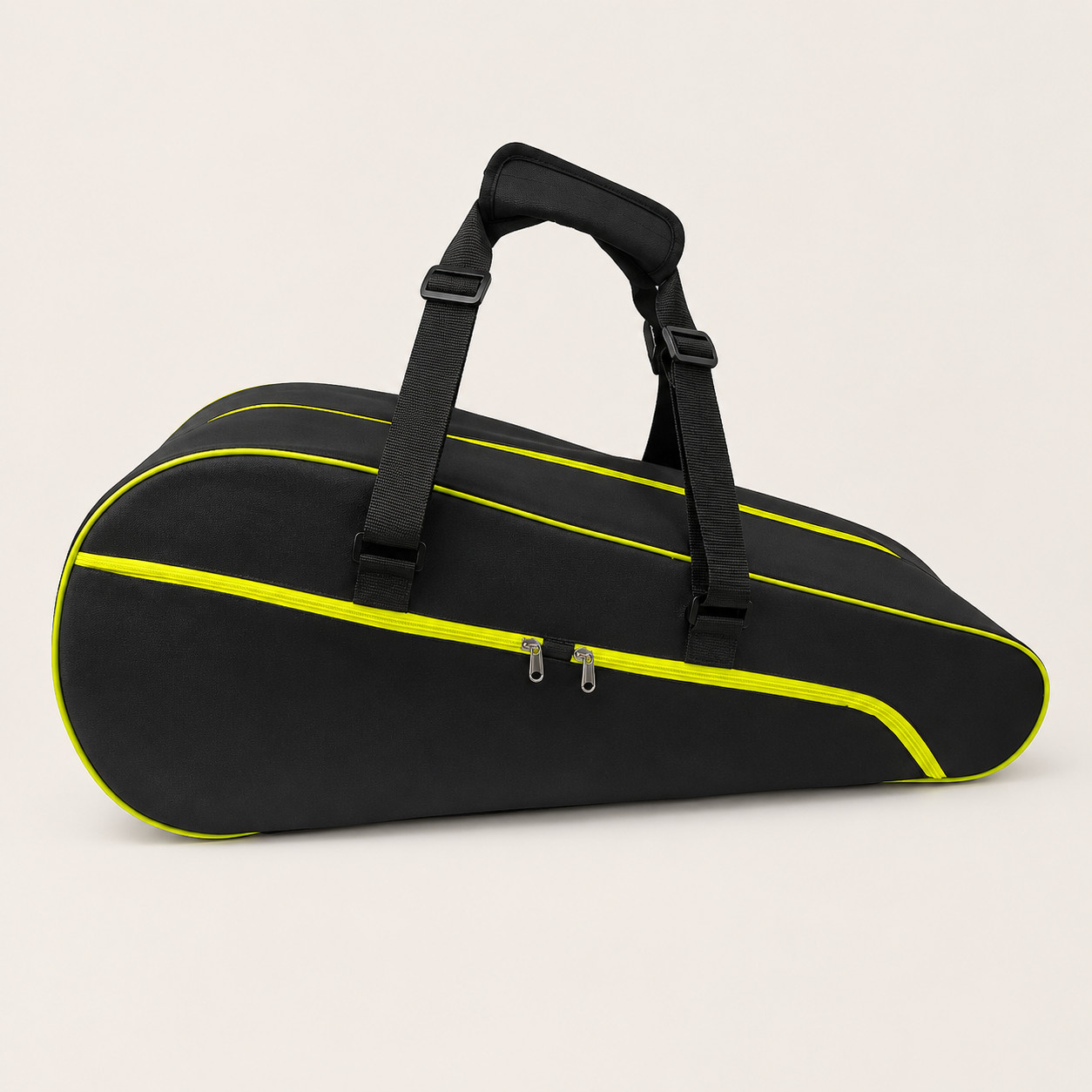 Lightweight tennis and racket sports backpack designed for spacious organization and refined everyday athletic carry