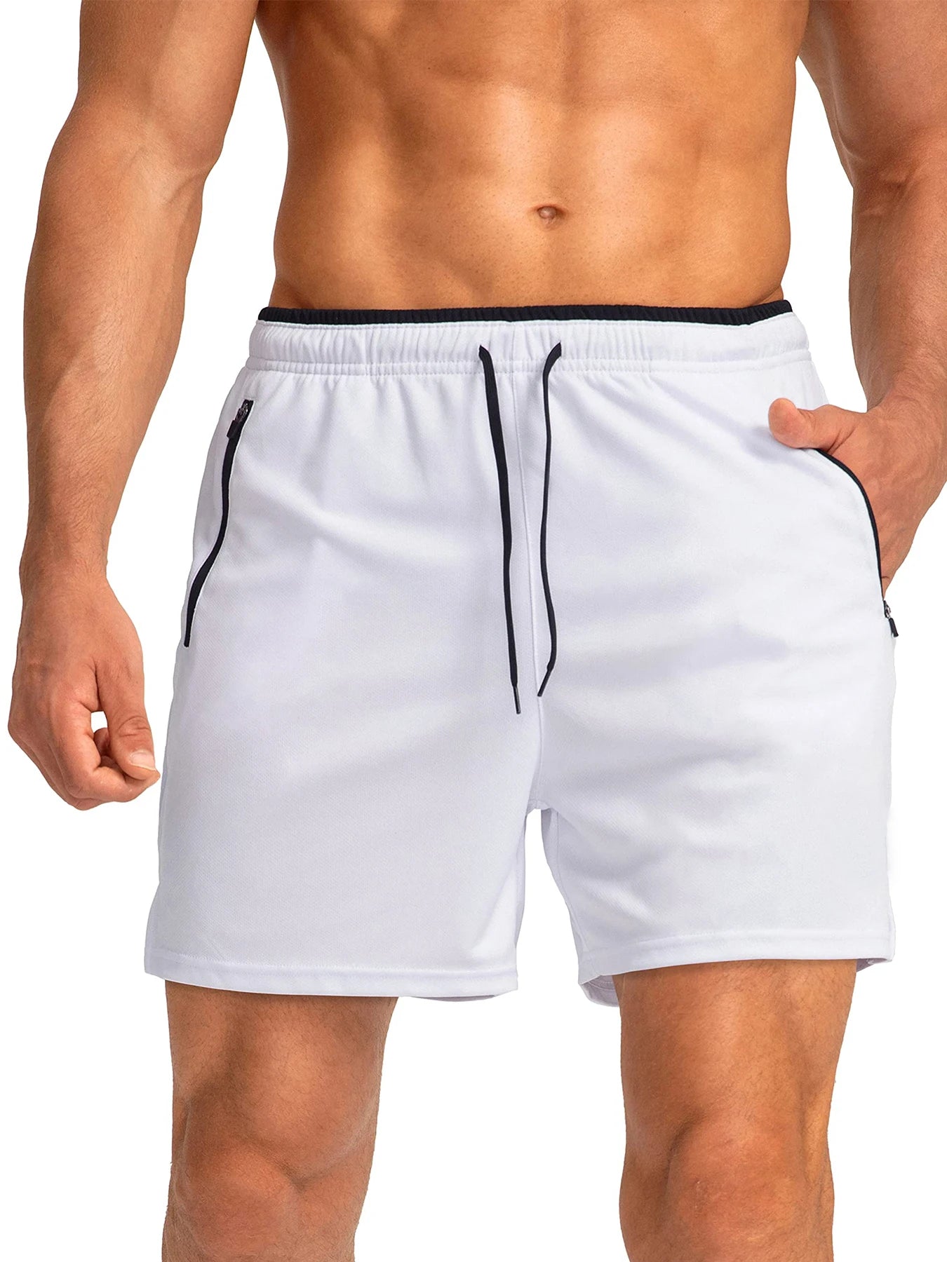 Men's premium sport shorts designed for natural mobility, secure fit comfort, and understated tennis-inspired sophistication
