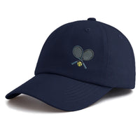 Minimal tennis-inspired baseball cap designed for relaxed comfort and timeless everyday athletic sophistication