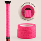 Premium racket grip tape with anti-slip texture and cushioned feel for refined tennis performance