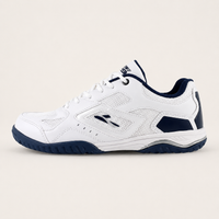Editorial studio image of a low-profile tennis shoe with clean athletic styling and court-inspired silhouette