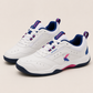 Lightweight unisex tennis sneaker designed for responsive hard court movement and refined athletic comfort