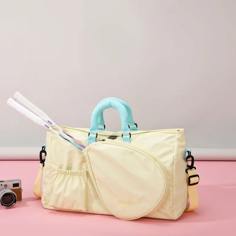 Premium multi-carry racket sports bag crafted for spacious storage, lightweight portability, and elevated sport lifestyle movement
