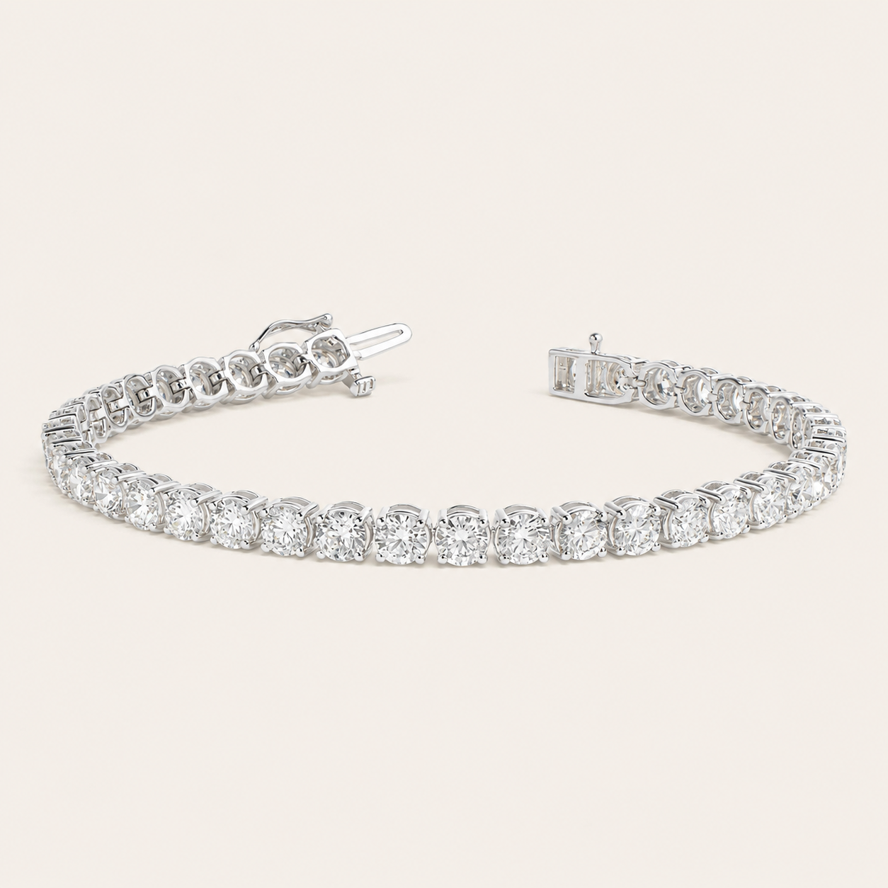 Premium diamond tennis bracelet designed for refined luxury styling and timeless everyday elegance