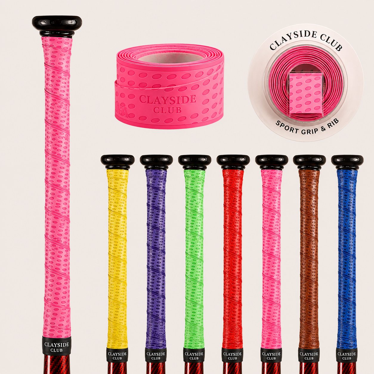 Premium tennis overgrip tape designed for secure racket handling, soft comfort, and consistent court control
