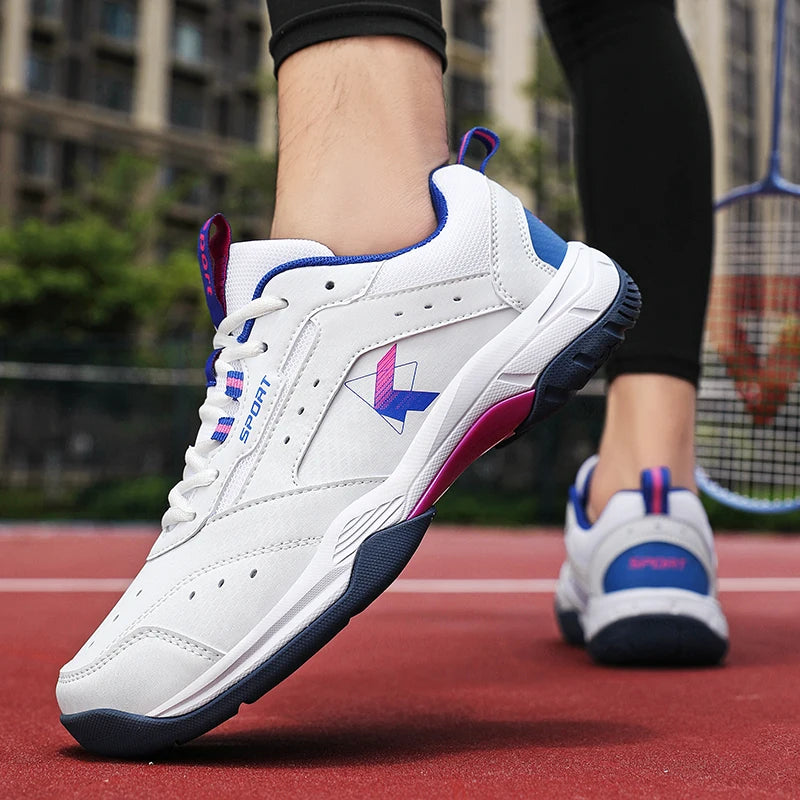 Unisex tennis shoe designed for agile movement, everyday versatility, and elevated courtwear styling