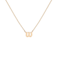 Minimal tennis-inspired pendant necklace crafted for polished feminine elegance and elevated everyday accessorizing