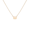 Minimal tennis-inspired pendant necklace crafted for polished feminine elegance and elevated everyday accessorizing