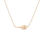Minimal tennis-inspired pendant necklace crafted for polished feminine elegance and timeless athletic sophistication