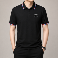 Men's lightweight polo shirt with classic tennis styling, soft knit comfort, and timeless athletic sophistication