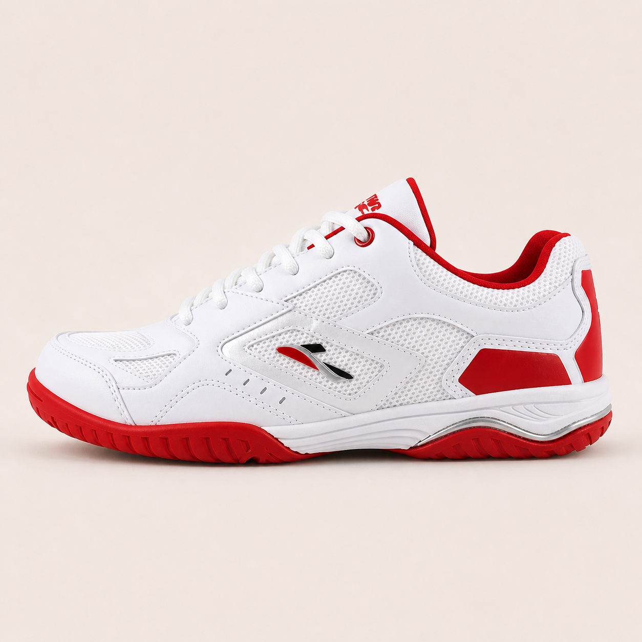 Unisex tennis performance shoe with streamlined structure, breathable comfort, and modern sport lifestyle design