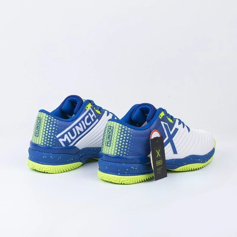 Unisex tennis shoe with breathable construction, flexible support, and elevated sport lifestyle design