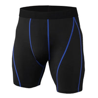 Editorial studio image of men's premium compression shorts featuring streamlined athletic fit and refined movement-focused comfort