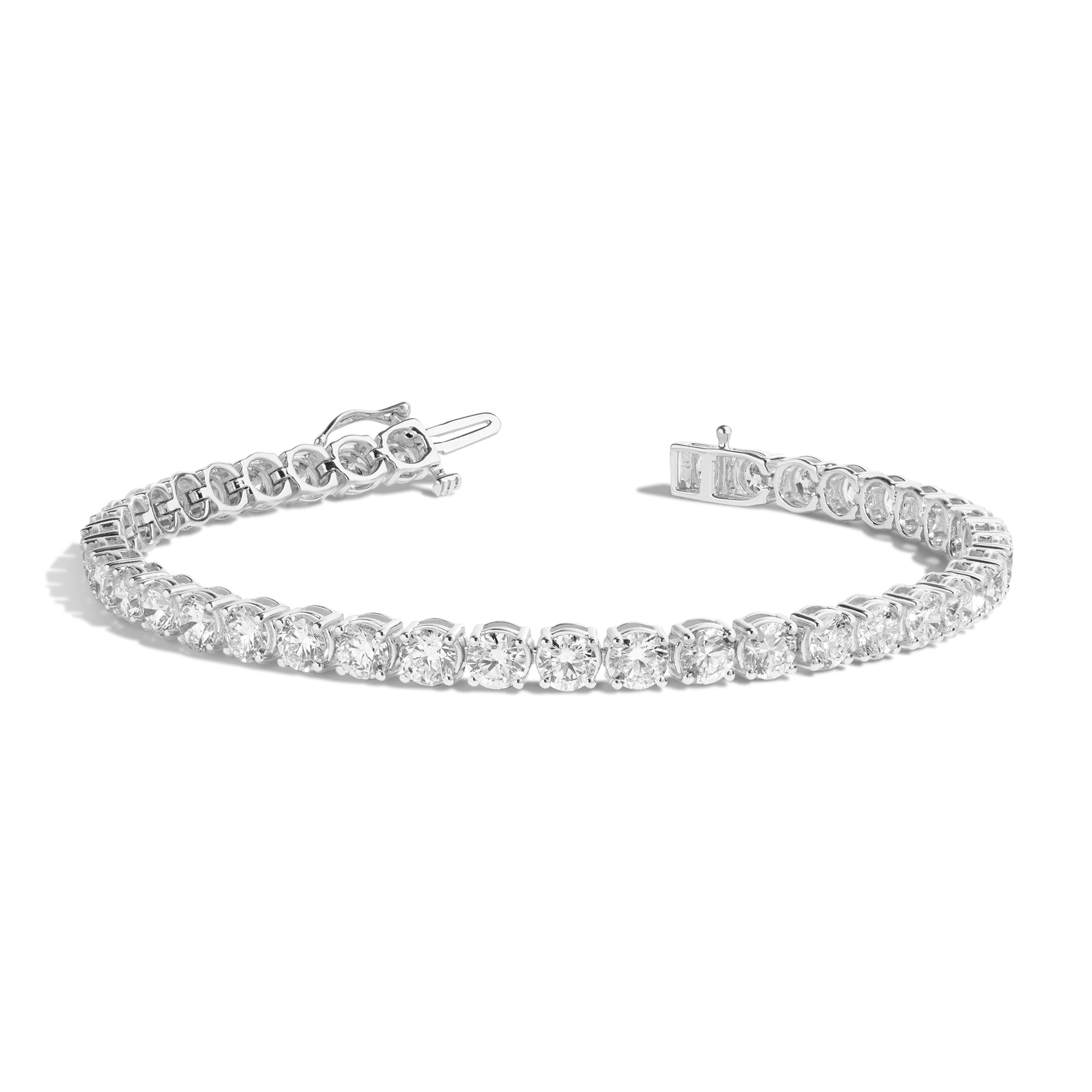 Elegant tennis-inspired bracelet crafted with brilliant stones and refined minimalist luxury styling