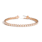 Elegant tennis-inspired bracelet crafted with brilliant stones and refined minimalist luxury styling