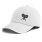 Retro-inspired tennis dad hat crafted for relaxed everyday wear and timeless court lifestyle aesthetics