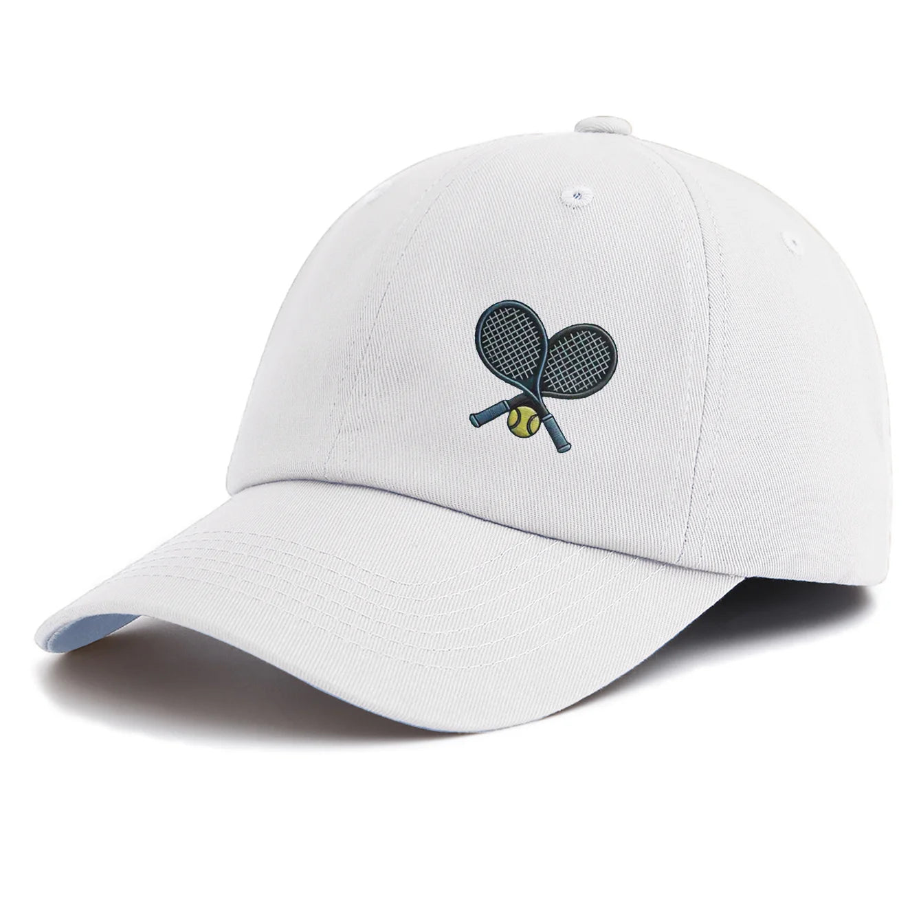 Retro-inspired tennis dad hat crafted for relaxed everyday wear and timeless court lifestyle aesthetics