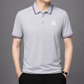 Men's breathable tennis-inspired polo designed for warm-weather comfort and polished everyday athletic wear
