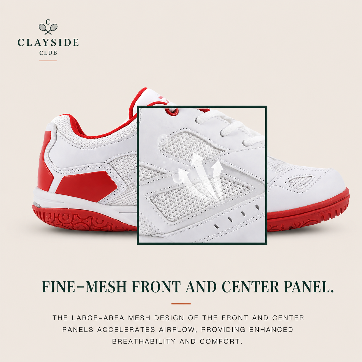 Premium tennis sneaker created for versatile court-to-lifestyle wear with clean lines and athletic comfort