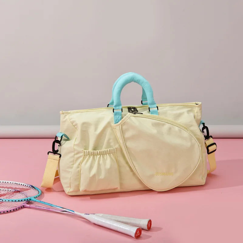 Premium racket sports carry bag designed for tennis sessions, gym essentials, and modern active daily movement