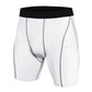 Men's premium athletic compression shorts designed for stretch responsiveness and clean tennis-inspired performance styling