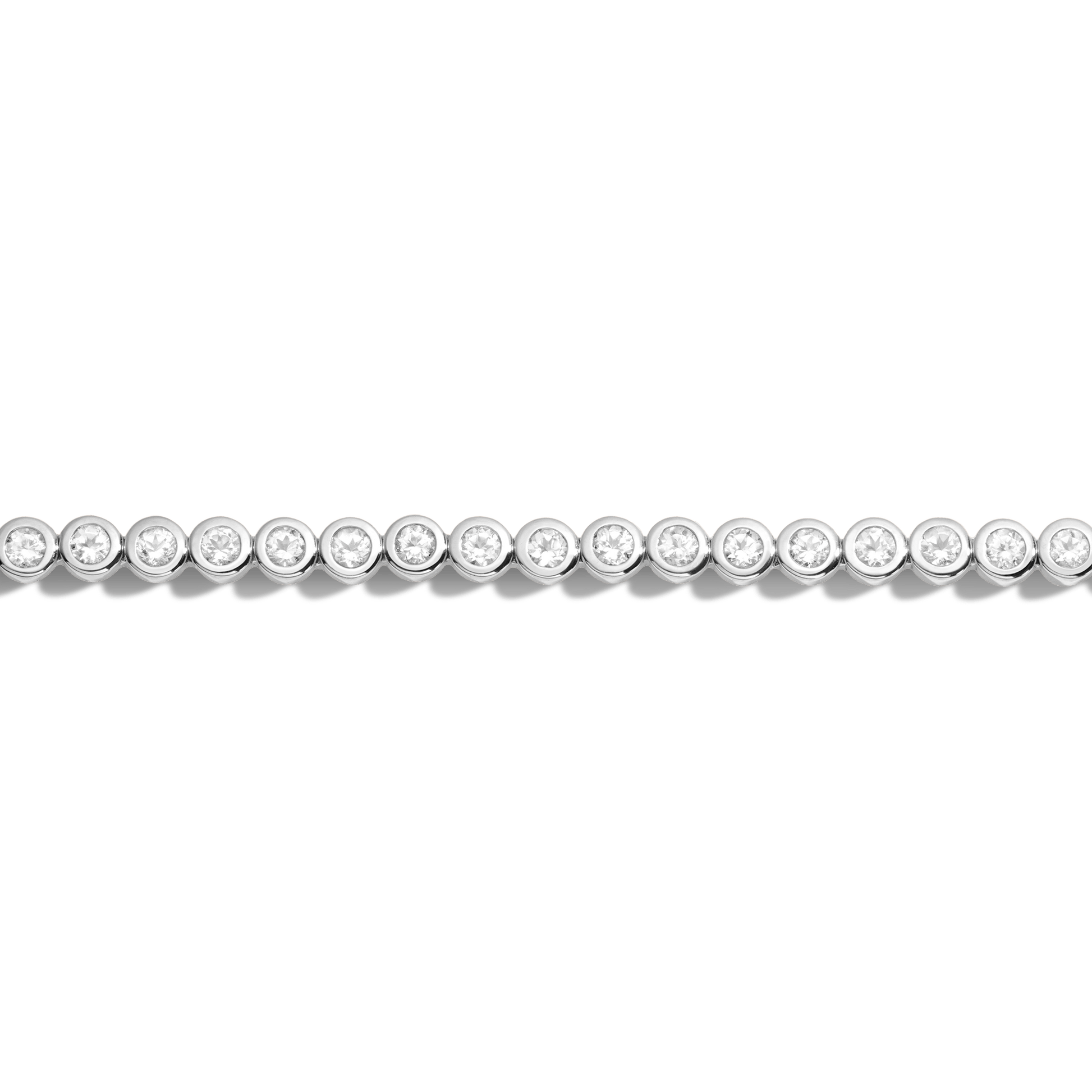 Elegant diamond-inspired tennis bracelet designed for refined lifestyle styling and understated luxury wear