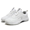 Premium tennis sneaker with breathable upper feel, cushioned EVA comfort, and minimalist court-ready design