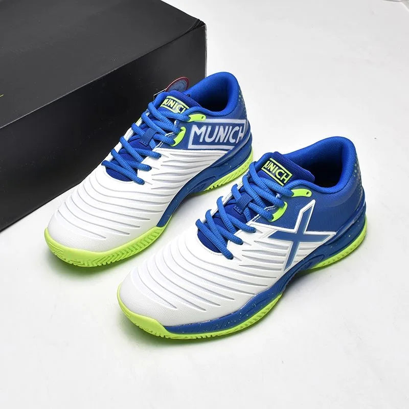 Premium hard court tennis shoe designed for stability, lightweight comfort, and refined athletic movement