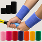 Premium tennis wristband set designed for sweat absorption, wrist comfort, and confident grip during court play