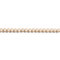 Close-up detail of premium tennis bracelet with radiant stone line and elegant modern jewelry craftsmanship