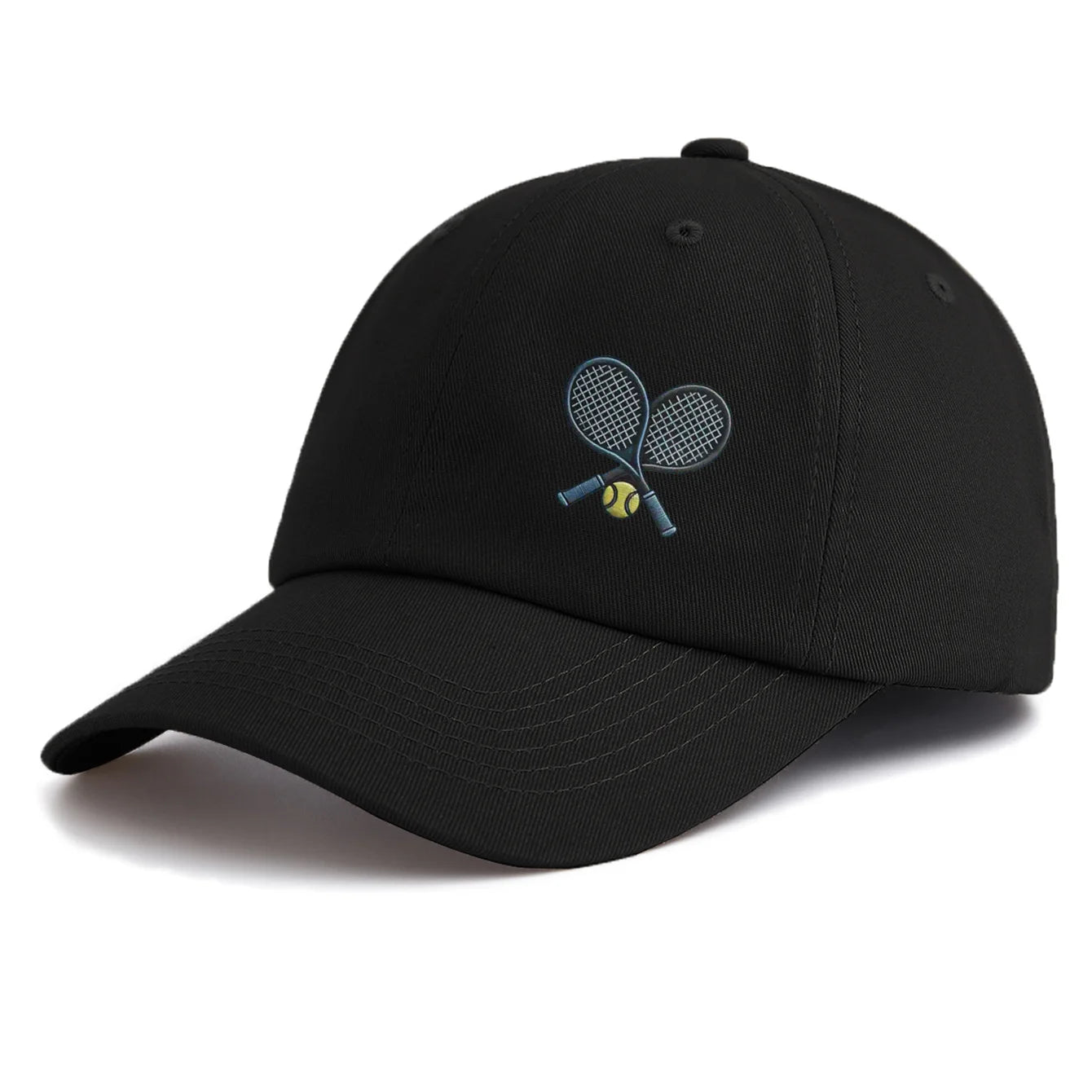 Premium lightweight dad hat featuring retro court-inspired styling and versatile casual sport aesthetic