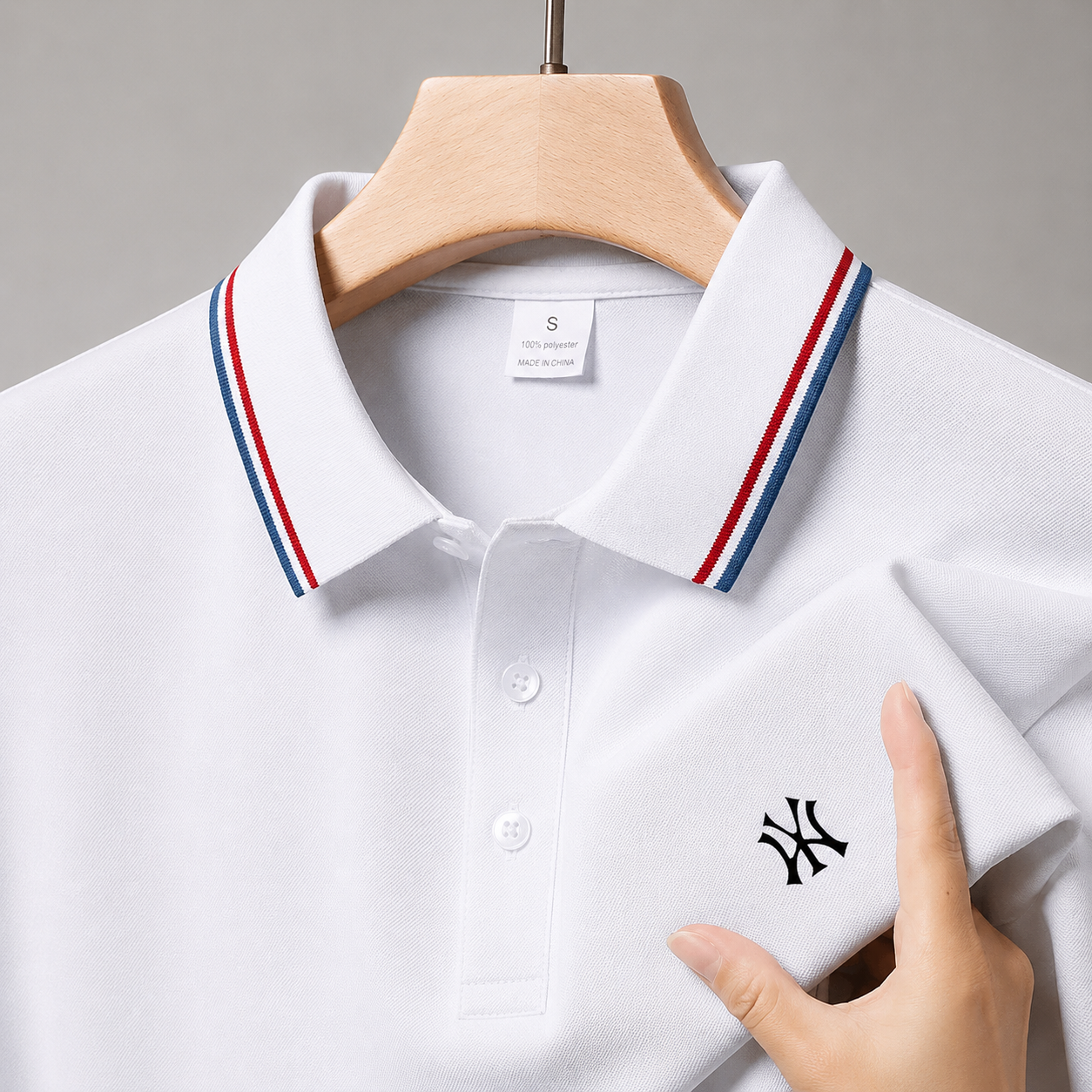 Men's premium polo shirt crafted for soft comfort, polished everyday wear, and timeless court-inspired sophistication