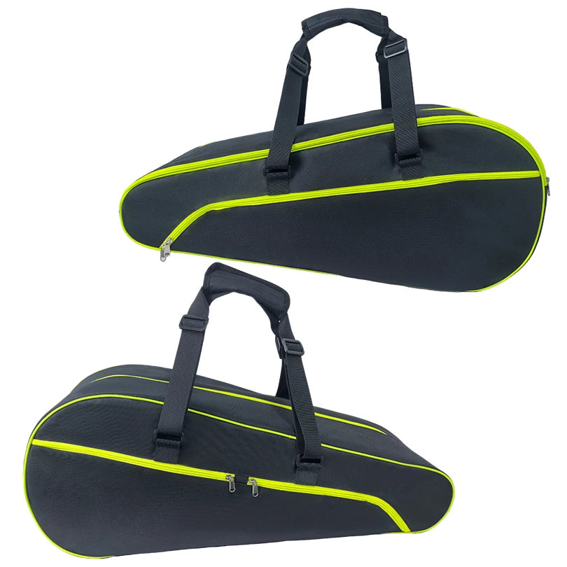 Premium structured tennis backpack with dedicated shoe compartment and clean tournament-inspired athletic styling