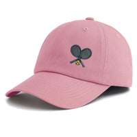 Premium unstructured tennis dad hat crafted for breathable comfort and elevated athletic casual styling