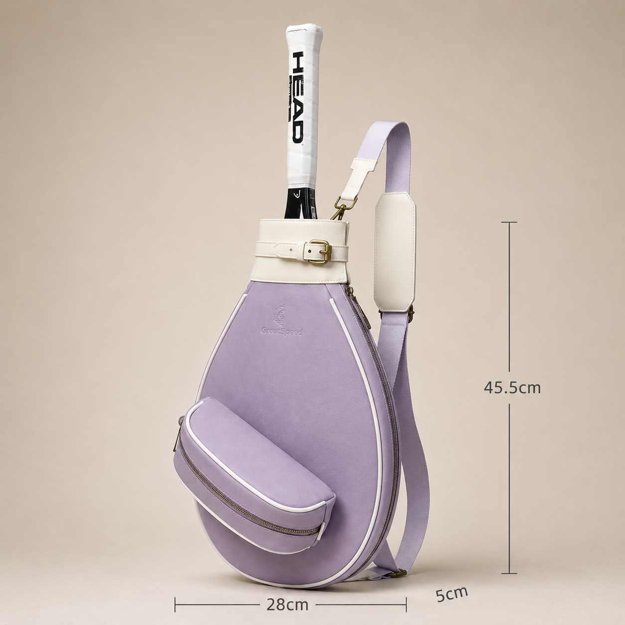 Premium tennis carry bag with sleek structured design and versatile court-to-lifestyle functionality for active routines