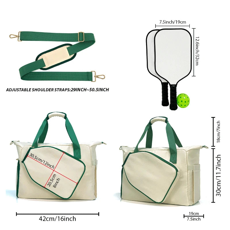 Premium racket carry bag designed for tennis sessions, accessory organization, and modern court-inspired everyday utility