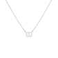 Editorial studio image of premium tennis-inspired necklace featuring delicate chain and refined minimalist luxury styling