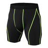 Close-up detail of men's lightweight compression shorts with stretch construction and refined sport-inspired structure