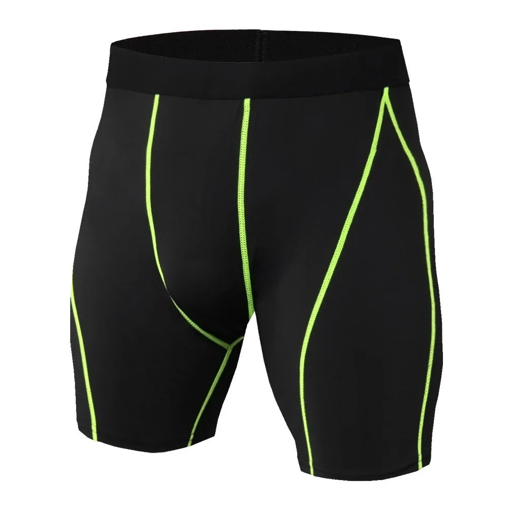 Close-up detail of men's lightweight compression shorts with stretch construction and refined sport-inspired structure